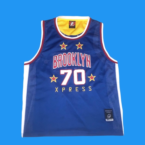 (2XL) Vintage 90s Stitched Brooklyn Xpress Jersey - Picture 1 of 3